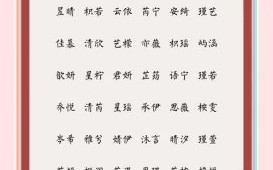 2026兔年八月初三女孩名字怎么取 2026兔年八月初三女孩名字