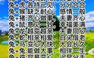 兔与哪些属相最配？12生肖婚配解析与最佳配对指南