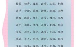 女孩子的名字优雅大方 女孩子的名字