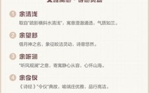 余姓女孩取名100分 余姓取名女孩子