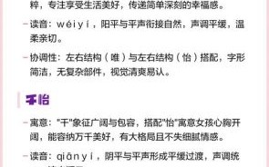 女孩取名带怡的有哪些 女孩起名带怡字的名字