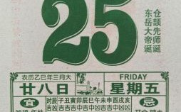 2025年4月生产好日子全记录【农历黄道吉日表_择日待产手册】