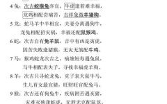 生肖五行配对查询与最佳婚配指南