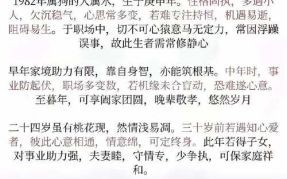 1982年属狗男2025年感情运势详解 1982年属狗2025年整体运势完整版