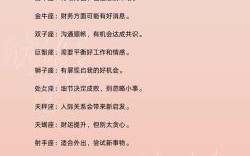 第一星座今日运势2025年9月1日