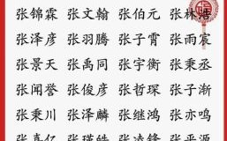 张姓女宝宝名字大全2022属牛 女孩子名字2026属兔姓张