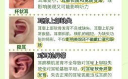 耳轮缺损面相，耳廓不全面相