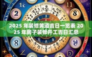 2025年装修吉日查询 2025年5月宜装修吉日