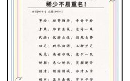 女孩男孩的名字叠音 女孩男孩的名字