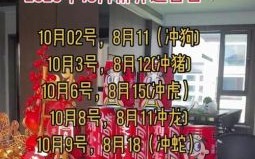 2025年9月搬家吉日2025年10月搬家吉日