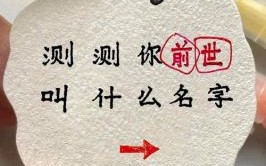 前世身份查询测试前世是谁