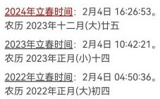 2025年立春是哪天 2025年立春是哪天 几月几号