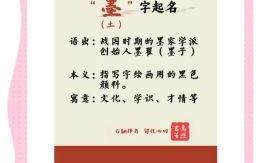 女孩名字墨字后面配字是什么 女孩名字墨字后面配字