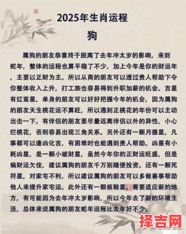 2025年十二生肖运势详解:全年每月每日运程预测大全-第1张图片 2025年十二生肖运势详解:全年每月每日运程预测大全-第1张图片
