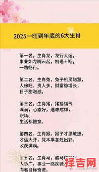 当机立断九运财猜一生肖:揭秘2025年财运最旺属相-第1张图片 当机立断九运财猜一生肖:揭秘2025年财运最旺属相-第1张图片