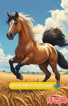李居明2025年生肖运势解析:普通话详解12生肖运程-第1张图片 李居明2025年生肖运势解析:普通话详解12生肖运程-第1张图片