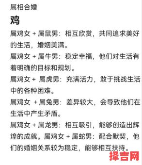 鸡和什么属相最配?生肖鸡最佳婚配属相解析-第1张图片 鸡和什么属相最配?生肖鸡最佳婚配属相解析-第1张图片