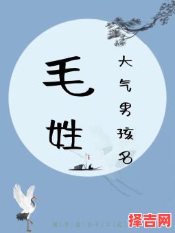 毛姓男孩取名大全:好听有寓意的男宝宝名字推荐-第1张图片 毛姓男孩取名大全:好听有寓意的男宝宝名字推荐-第1张图片