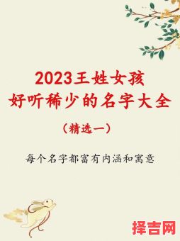 王姓女孩优雅名字大全,好听有气质的王字女名推荐-第1张图片 王姓女孩优雅名字大全,好听有气质的王字女名推荐-第1张图片