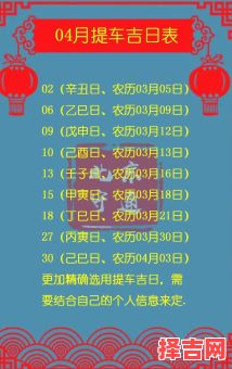 2025年4月适合提车的黄道吉日查询|新车提车上牌好日子推荐-第1张图片 2025年4月适合提车的黄道吉日查询|新车提车上牌好日子推荐-第1张图片