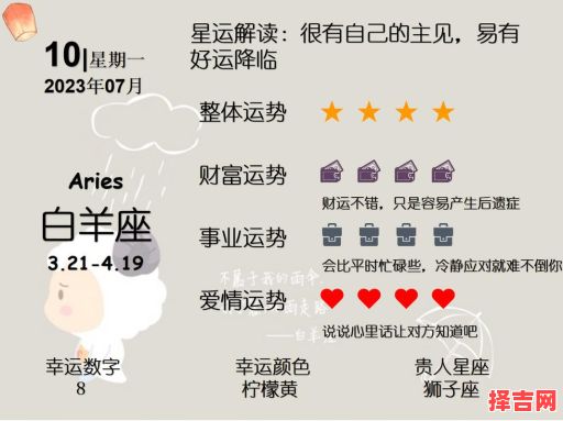 白羊座2025年10月7日运势查询 白羊座2025年10月7日每日星座运势-第1张图片