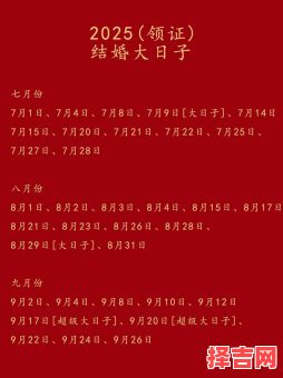 2025年五月领证吉日 2025年登记最佳日期-第1张图片
