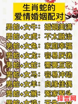 鼠和蛇婚配相合吗属相合不合婚姻-第1张图片