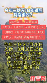 2021年入伏日期-第1张图片