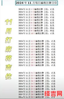 2025年7月20日打麻将最佳方位查询-第1张图片