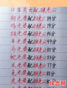 属猴和什么最配1992年属猴的生肖婚配表-第1张图片