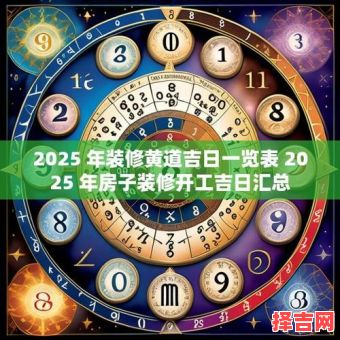 2025年装修吉日查询 2025年5月宜装修吉日-第1张图片