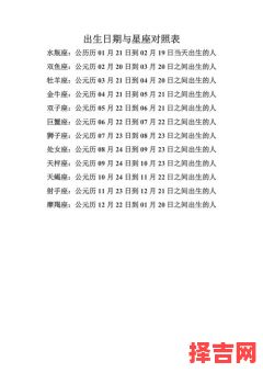 十月上升星座查看表和查询方法-第1张图片