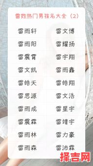 雷姓男孩起名，带金字旁的男名选取-第1张图片