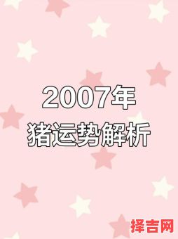 2007年出生属猪人2025年运势与每月运程 07年生肖猪18岁蛇年运势详解-第1张图片