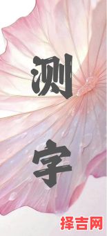 在线免费测字算命，在线一字测字算命-第1张图片