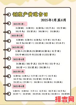 2025年剖腹产吉日查询 2025剖腹产吉日一览-第1张图片