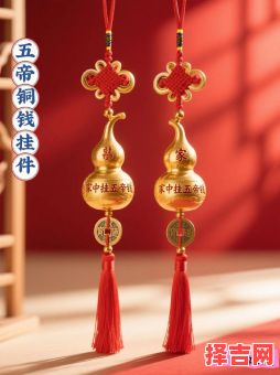 2025年挂葫芦吉日 2025年挂葫芦五帝钱好日子-第1张图片