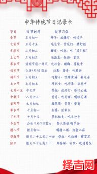 一月到十二月传统节日表图 十二个月的节日表-第1张图片 一月到十二月传统节日表图 十二个月的节日表-第1张图片