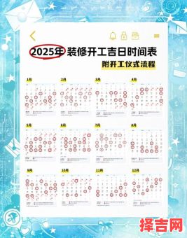 2025年修建吉日吉时推荐 2025年修造吉日-第1张图片