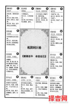 紫薇辨识特征双方生日查情缘四十八星区-第1张图片