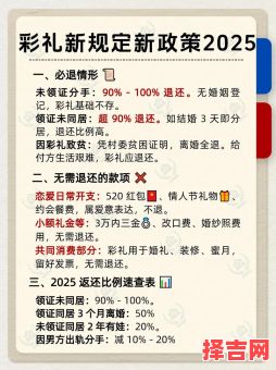 2025年彩礼吉日 2025彩礼政策-第1张图片
