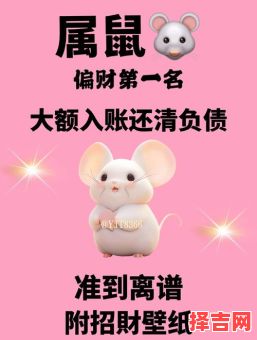 属鼠的情劫是哪个生肖 属鼠的人今年财运怎样-第1张图片