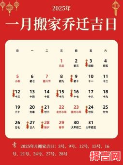 2025归屋吉日精选 归家吉祥祝福-第1张图片