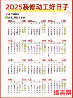 2025年五月装修黄道吉日 2025年装修吉日5月优选-第1张图片