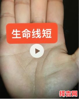 生命线短的人真的早逝吗-第1张图片 生命线短的人真的早逝吗-第1张图片