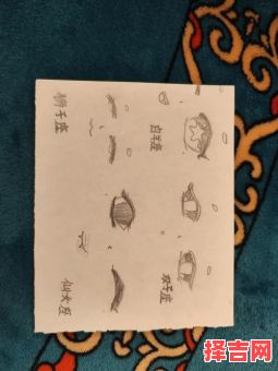 画双子座眼睛最多，十二星座眼睛简易画-第1张图片