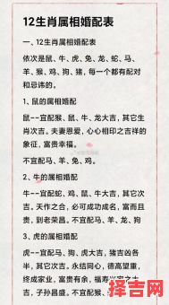 十二生肖姻缘配对是否可信 属相婚姻配对-第1张图片
