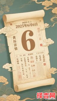 2025年6月万年历 2025年6月黄历查吉日-第1张图片