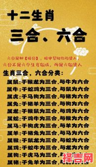 属羊人命中的生肖三合贵人属羊的六个合贵人是什么生肖-第1张图片