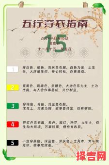 五行穿衣2021年9月13日-第1张图片